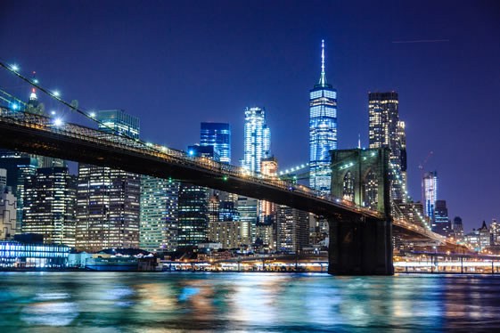 New York City Skyline at Night
